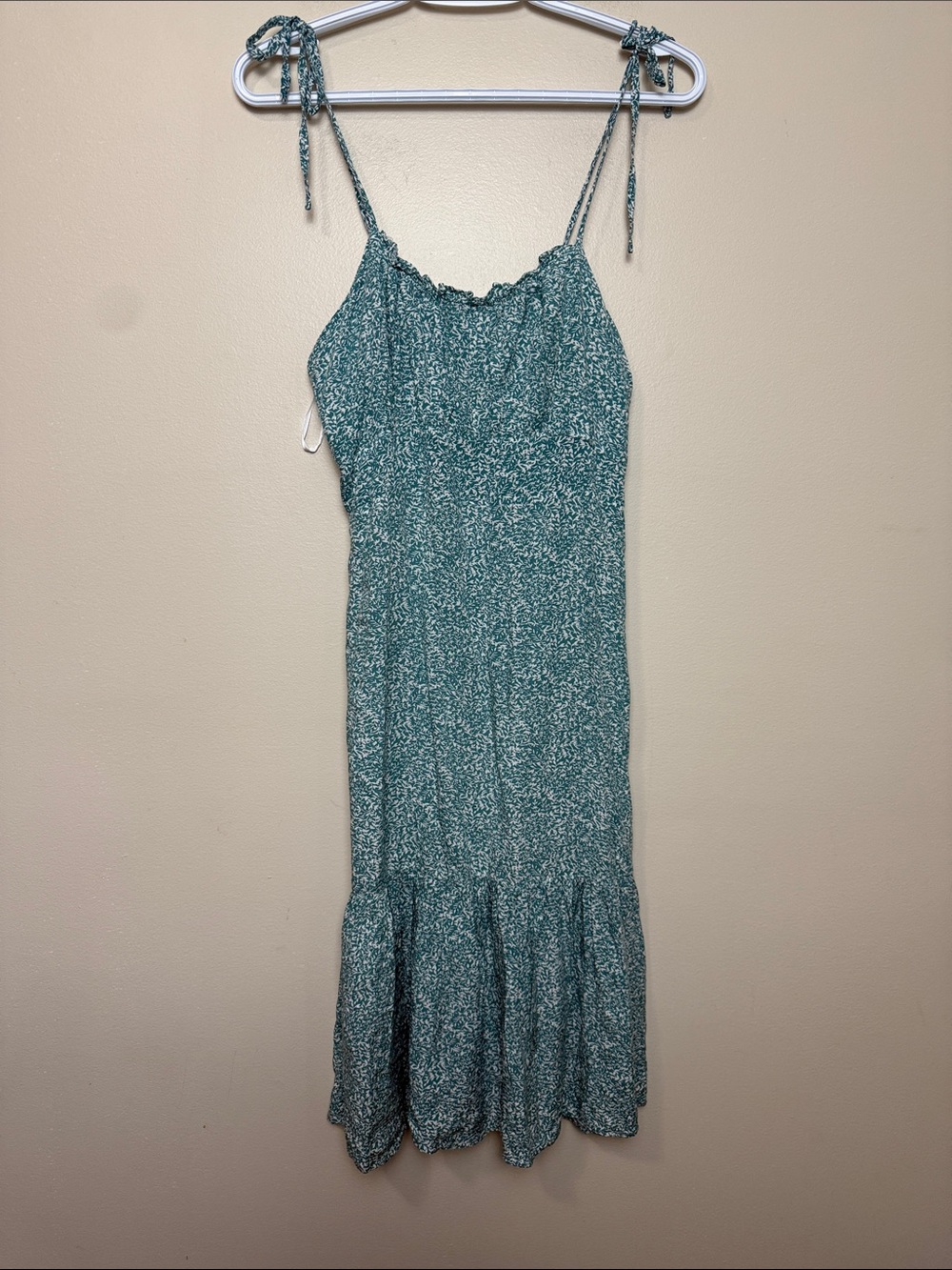 Papillon Floral Tie-Shoulder Midi Dress szie S